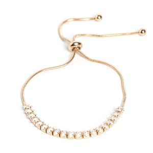 Dynamic Diamonds - Gold Bracelet